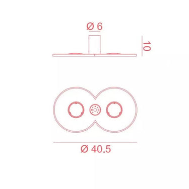 Collide h1 3.000k 3400 lumen 34w cri90 bronzo scuro phase Rotaliana Lampade da soffitto